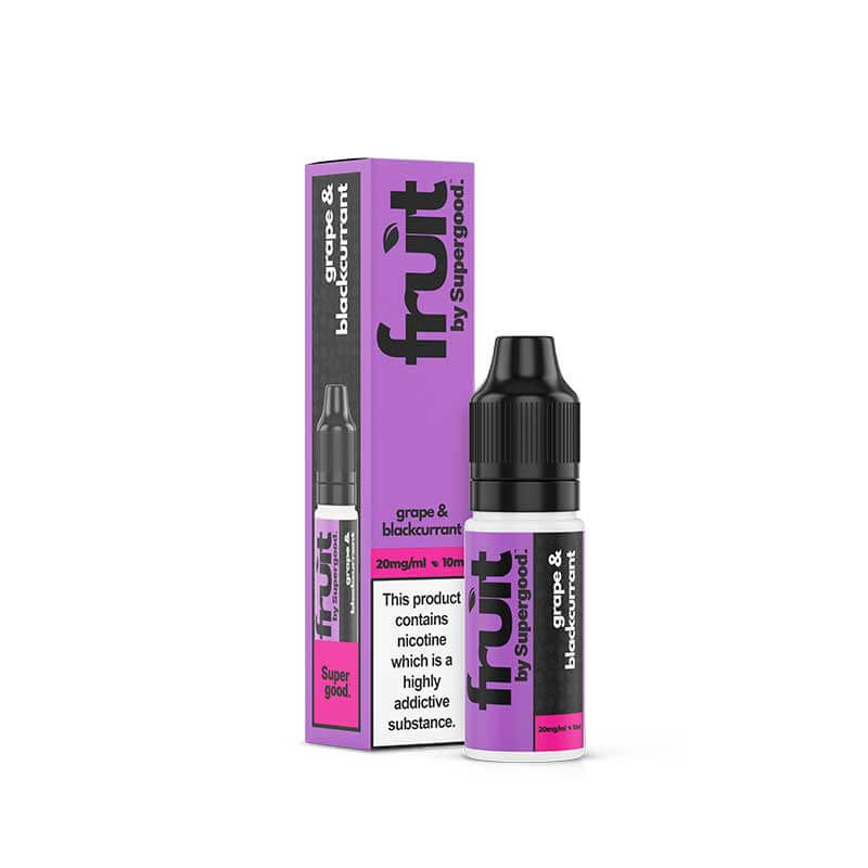 Fruit by Supergood Grape & Blackcurrant 10ml Nic Salts E-Liquid