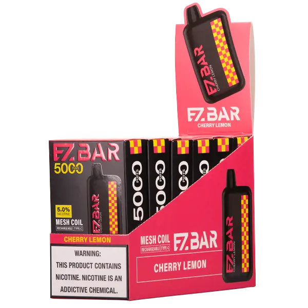 BUY 1 GET 1 FREE Cherry Lemon EZBAR 5000 | Vape Amazon India EZEE