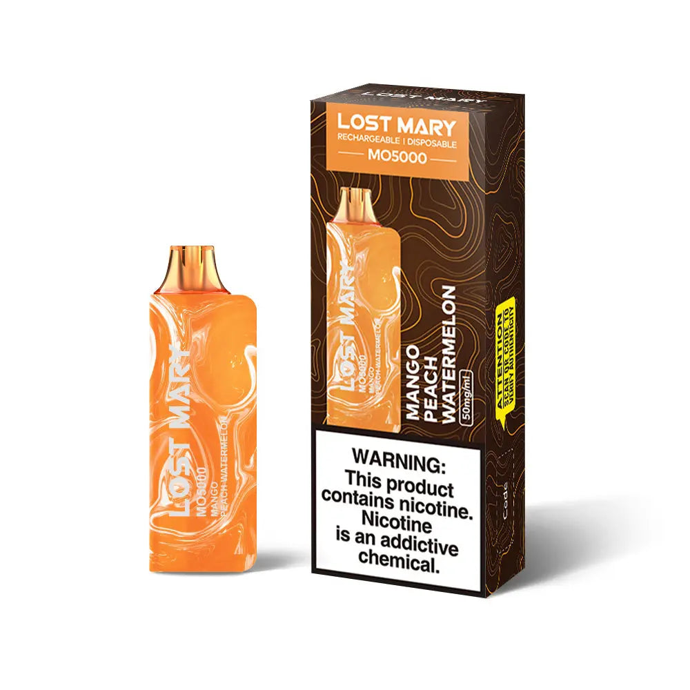 BUY 1 GET 1 FREE Mango Peach Watermelon Lost Mary MO5000 | Vape Amazon India Lost Mary