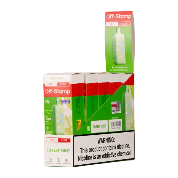 BUY 1 GET 1 FREE Forest Mint Ice Off Stamp Ice Cube | Vape Amazon India Off Stamp