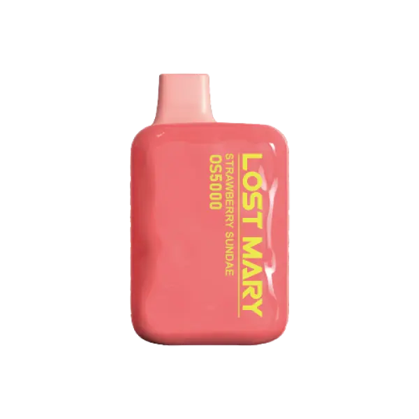 BUY 1 GET 1 FREE Strawberry Sundae Lost Mary OS5000 | Vape Delhi