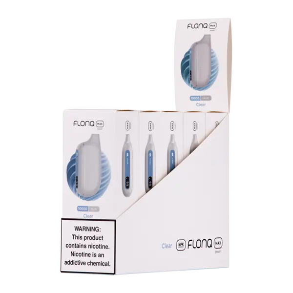 BUY 1 GET 1 FREE Clear FLONQ Max Smart | Vape Amazon India Flonq