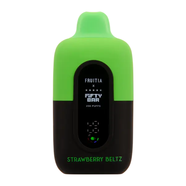 BUY 1 GET 1 FREE Strawberry Beltz FRUITIA X Fifty Bar 20K | Vape Amazon India