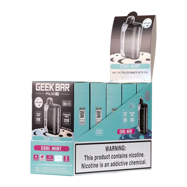 BUY 1 GET 1 FREE Cool Mint Geek Bar Pulse X 25K | Vape Amazon India Geek Vape