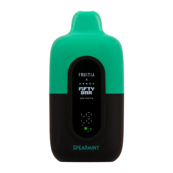 BUY 1 GET 1 FREE Spearmint FRUITIA X Fifty Bar 20K | Vape Amazon India