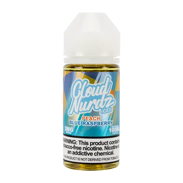 BUY 1 GET 1 FREE Iced Peach Blue Raspberry by Cloud Nurdz 100mL | Vape Amazon India