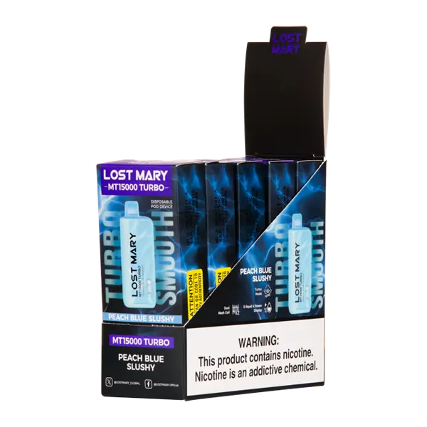 BUY 1 GET 1 FREE Peach Blue Slushy Lost Mary MT15000 Turbo | Vape Amazon India Lost Mary