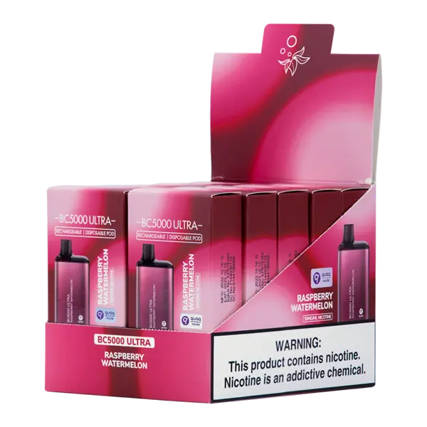 BUY 1 GET 1 FREE Raspberry Watermelon BC5000 Ultra | Vape Amazon India EBCREATE
