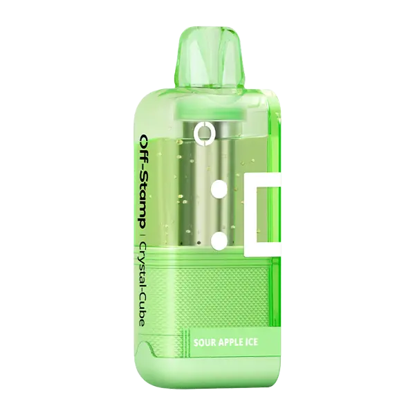 BUY 1 GET 1 FREE Sour Apple Ice Off Stamp X-Cube Disposable Crystal | Vape Delhi
