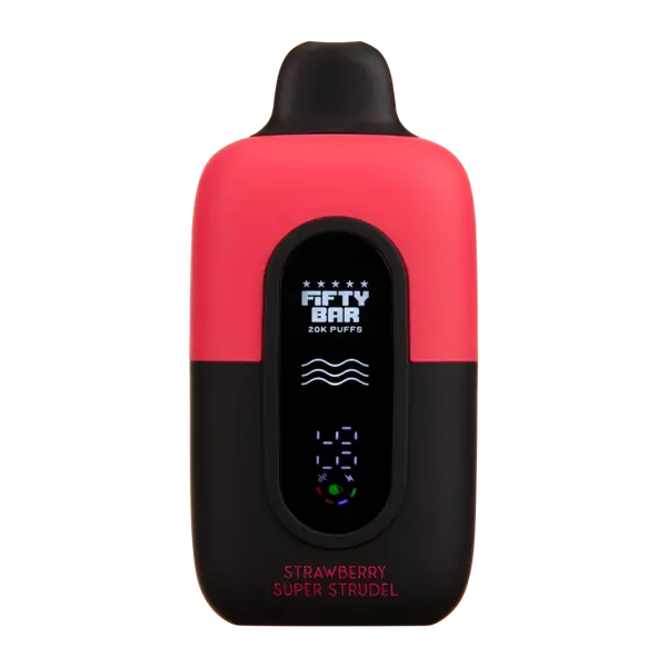 BUY 1 GET 1 FREE Strawberry Super Strudel Fifty Bar 20K | Vape Amazon India