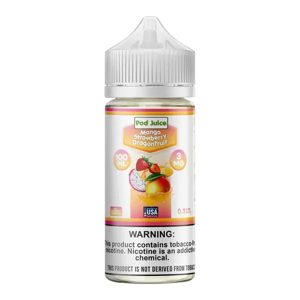 BUY 1 GET 1 FREE Mango Strawberry Dragonfruit Pod Juice 100ml | Vape Amazon India