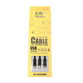 BUY 1 GET 1 FREE 3-in-1 USB Cable |Vape Delhi -Vape Delhi