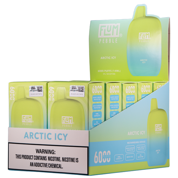 BUY 1 GET 1 FREE Arctic Icy FLUM Pebble |Vape Delhi