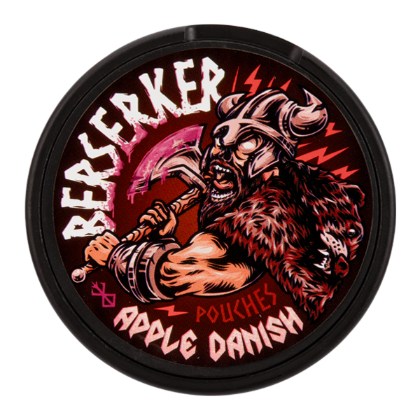 BUY 1 GET 1 FREE Apple Danish Berserker Caffeine Pouches |Vape Delhi -Vape Delhi