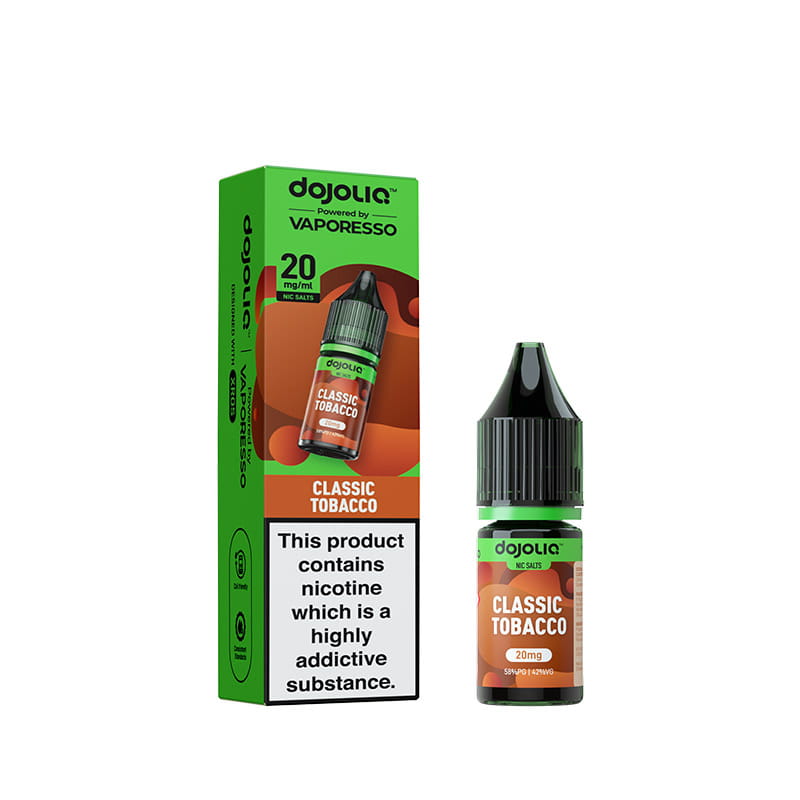 DojoLiq Classic Tobacco 10ml Nic Salt E-Liquid by Vaporesso