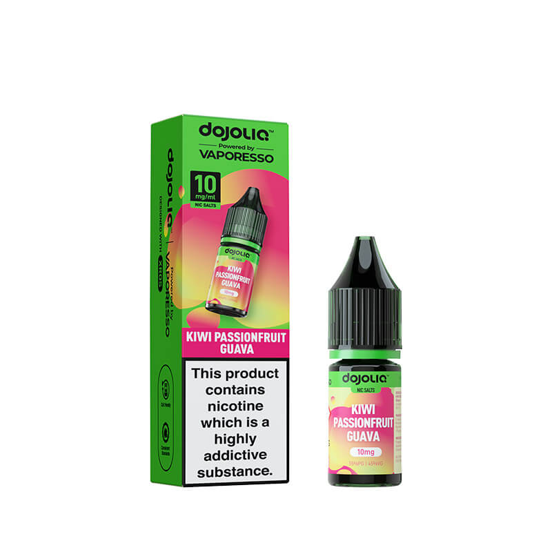 DojoLiq Kiwi Passionfruit Guava 10ml Nic Salt E-Liquid by Vaporesso