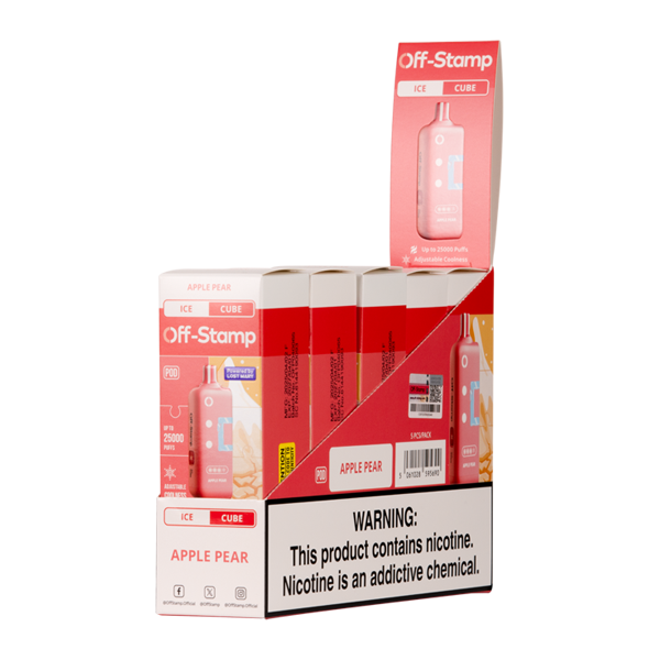 BUY 1 GET 1 FREE Apple Pear Ice Off Stamp Ice Cube |Vape Delhi