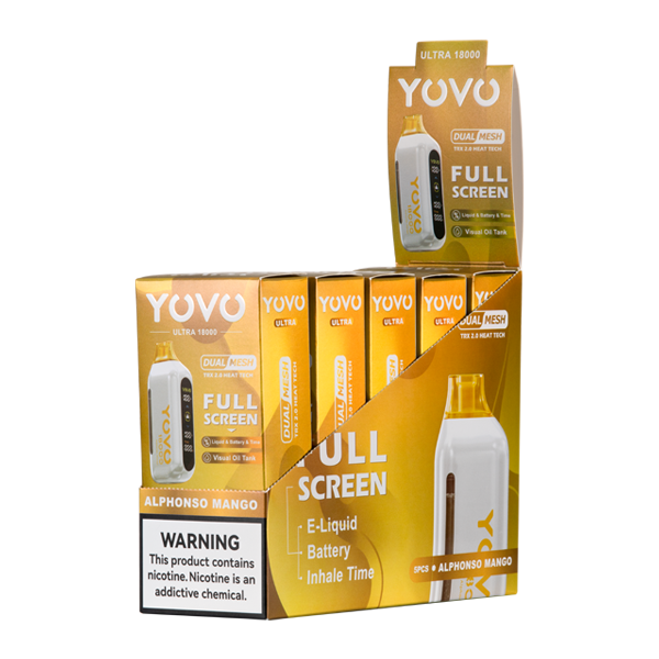 BUY 1 GET 1 FREE Alphonso Mango YOVO Ultra 18000 |Vape Delhi -Vape Delhi