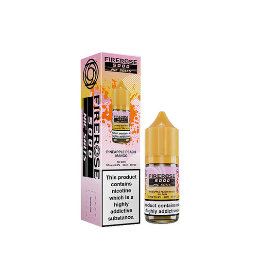 Elux Firerose 5000 Pineapple Peach Mango 10ml Nic Salt E-Liquid