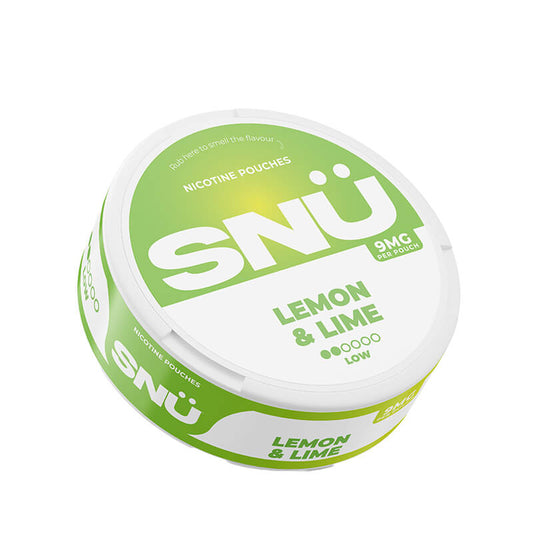 SNU Lemon & Lime Nic Pouches by Bar Juice